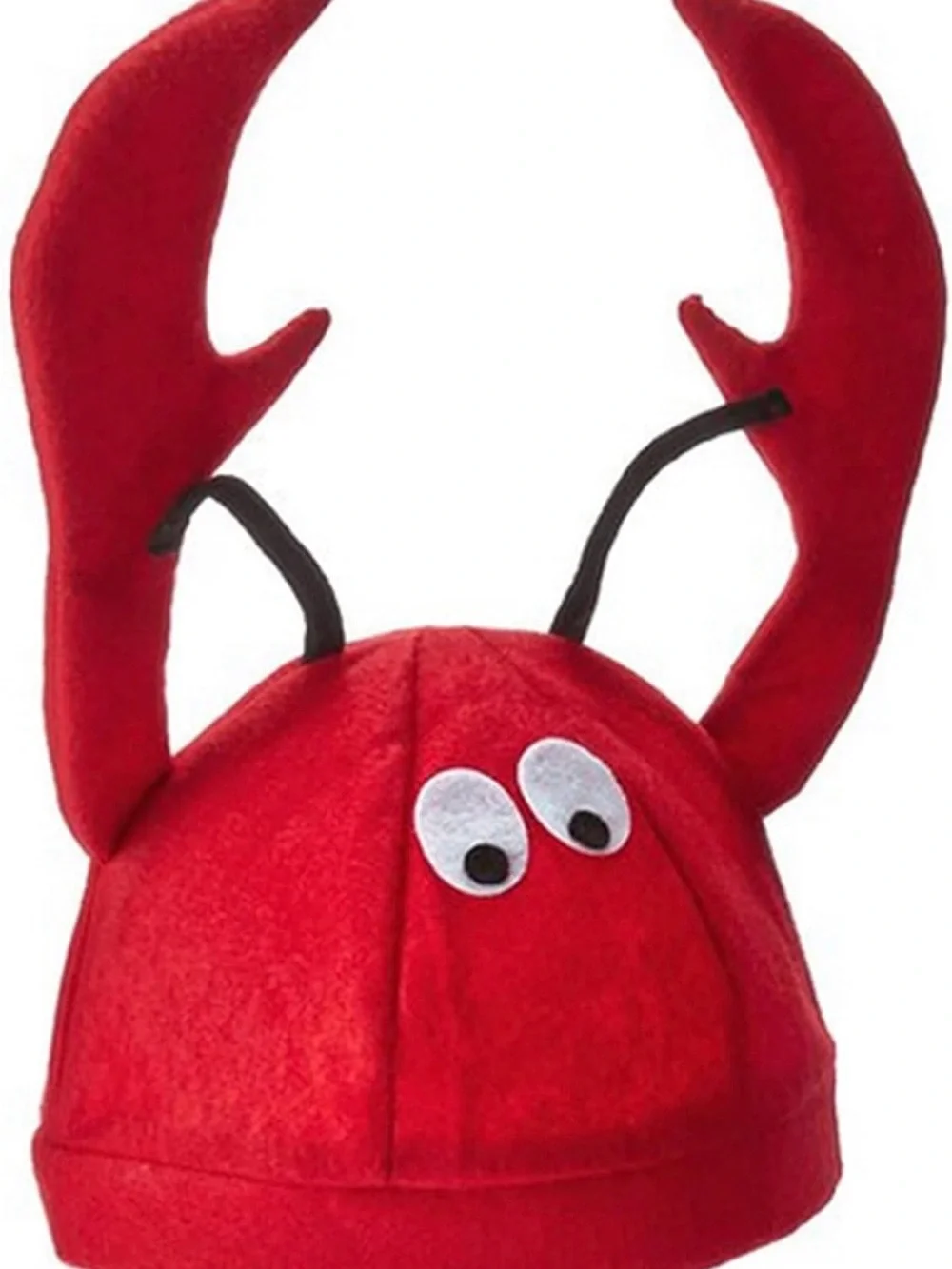 Set of 4 Red Lobster Costume Hats with Antlers